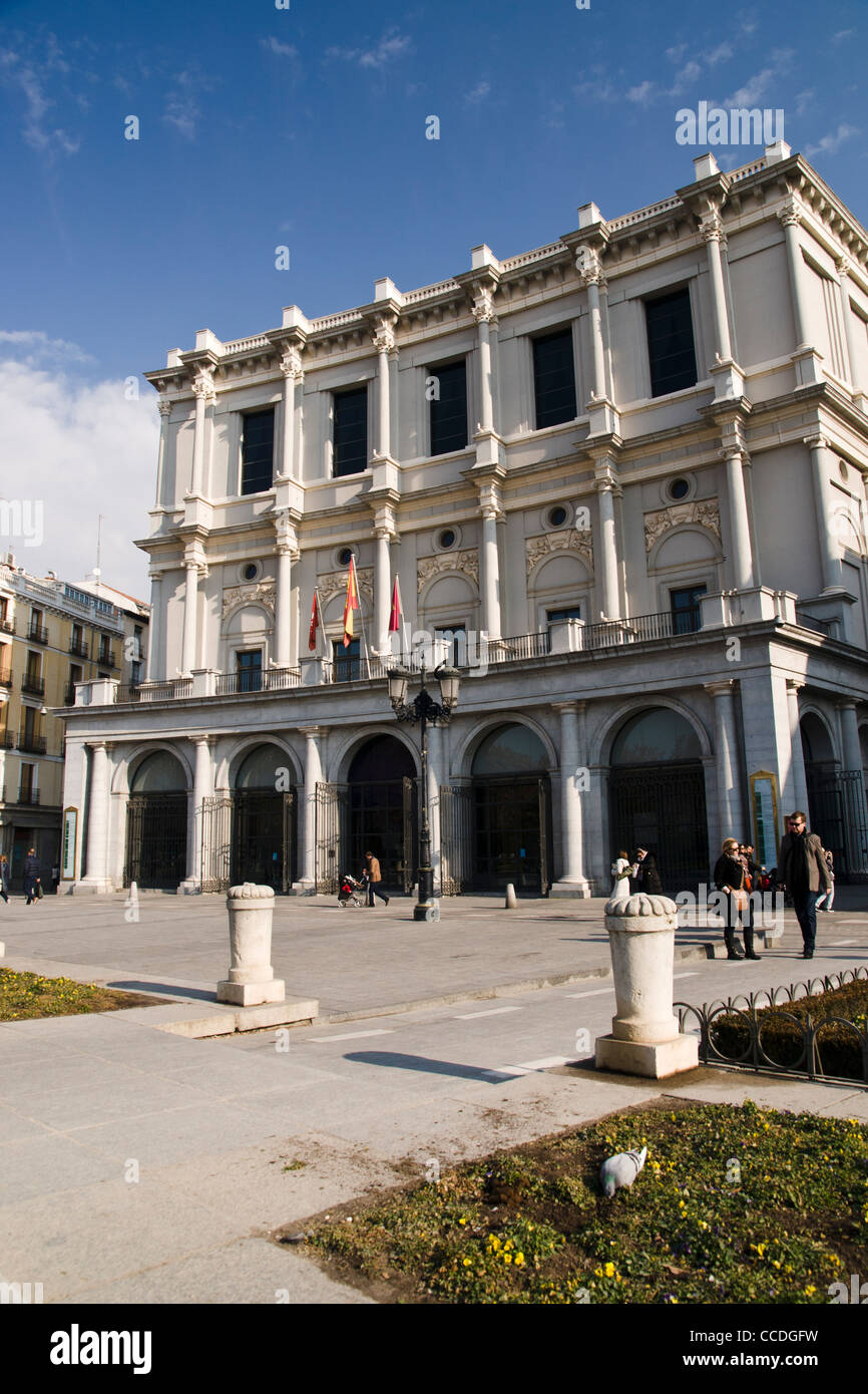 Teatro Real, Madrid, Espagne. Banque D'Images