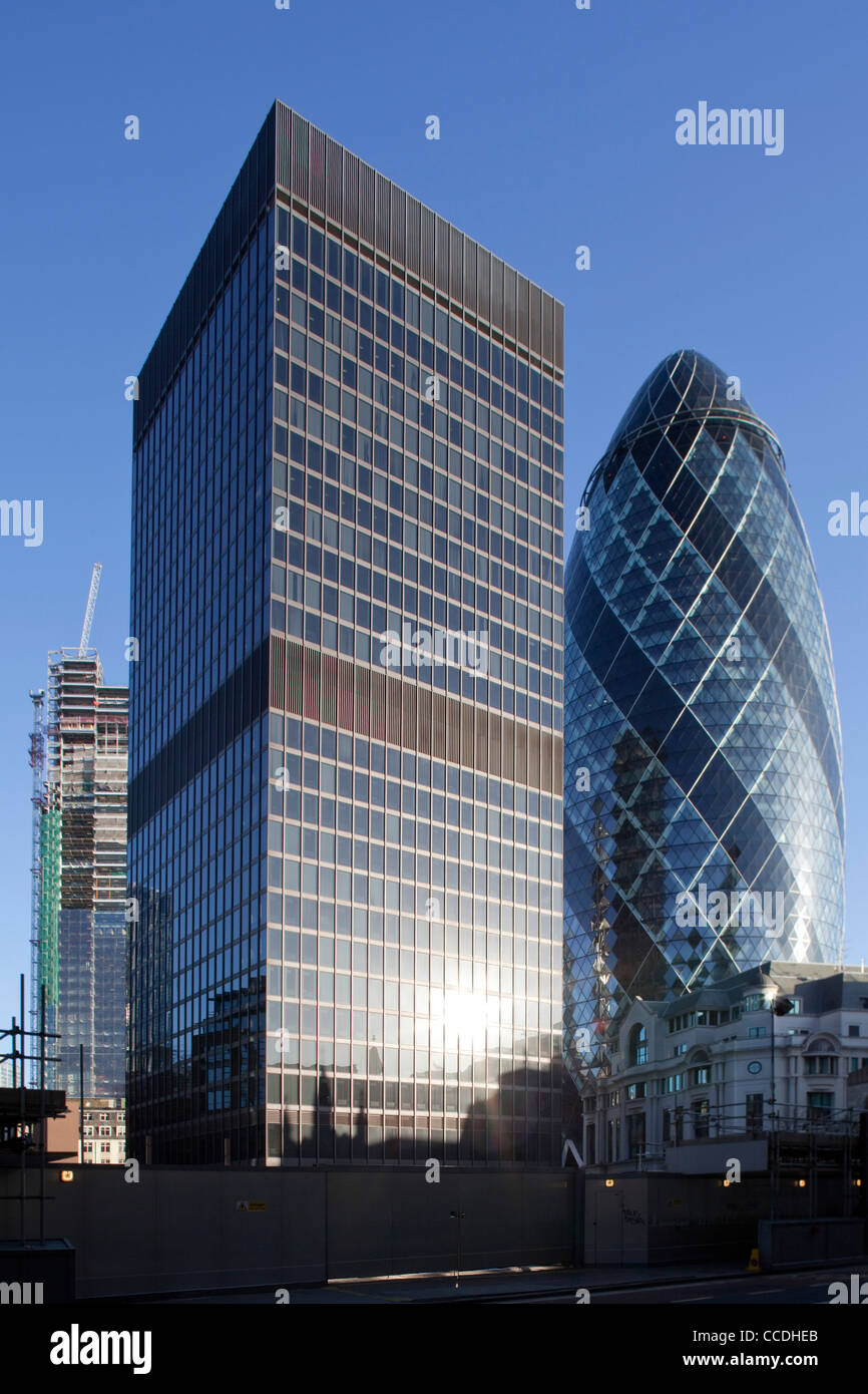 Tour d'AVIVA, St Helens, CONSTRUCTION BÂTIMENT COMMERCIAL UNION, Londres, Royaume-Uni, 1969 Banque D'Images