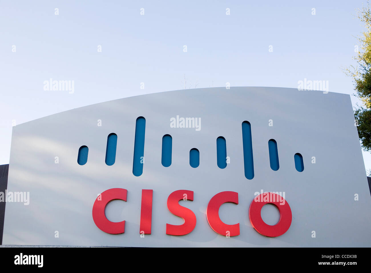 Le siège de Cisco Systems. Banque D'Images