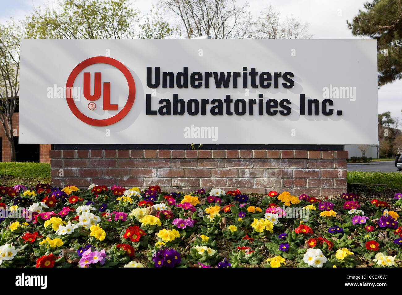 Un immeuble de bureaux occupés par l'Underwriters Laboratories (UL). Banque D'Images