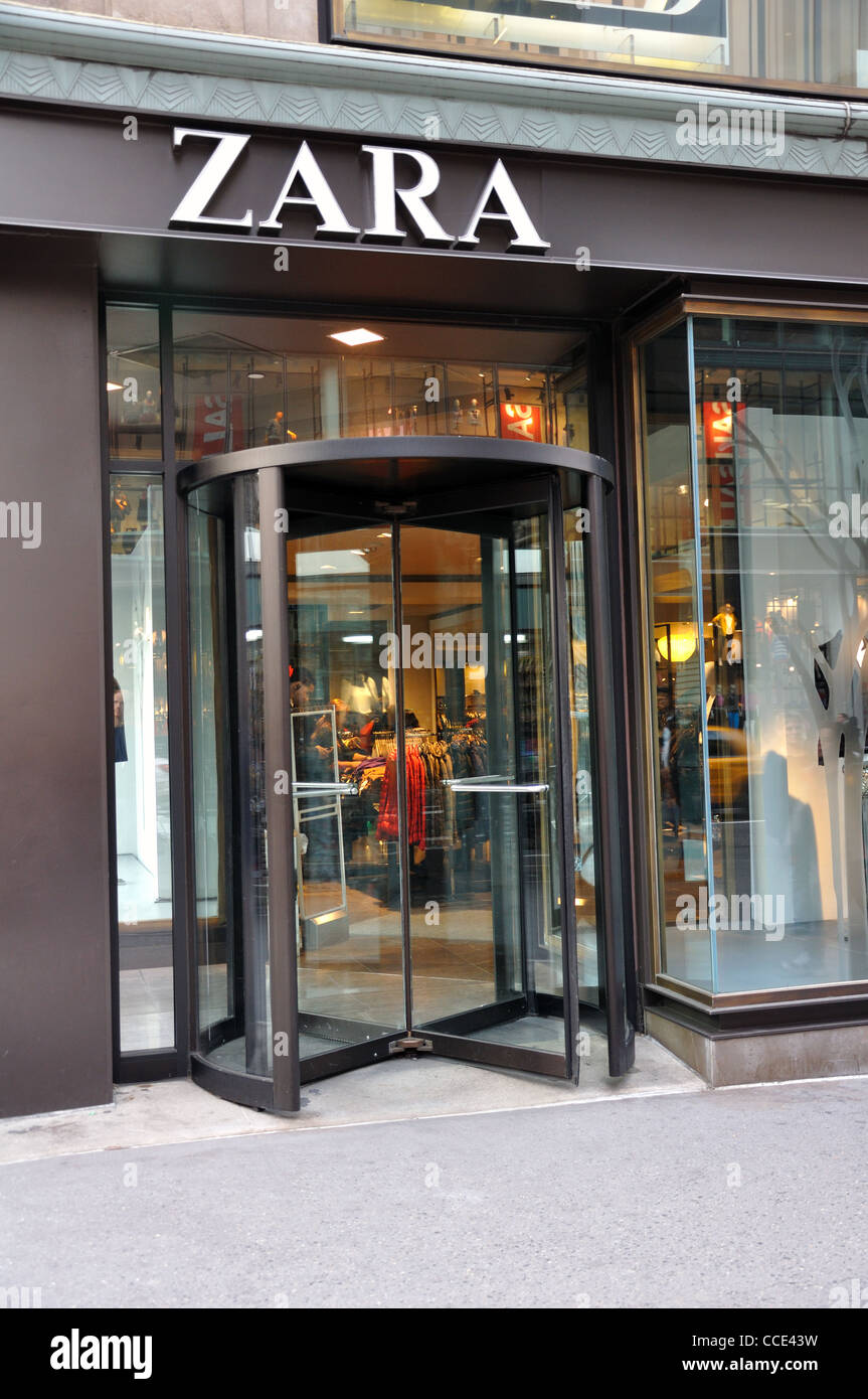 Boutique Zara, New York, USA Photo Stock - Alamy