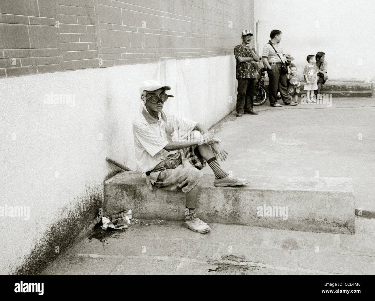 La photographie de voyage - pèlerins au Temple Kuan Yin Teng dans Chinatown à George Town dans l'île de Penang en Malaisie en Asie du Sud-Est Extrême-Orient. Les gens Banque D'Images