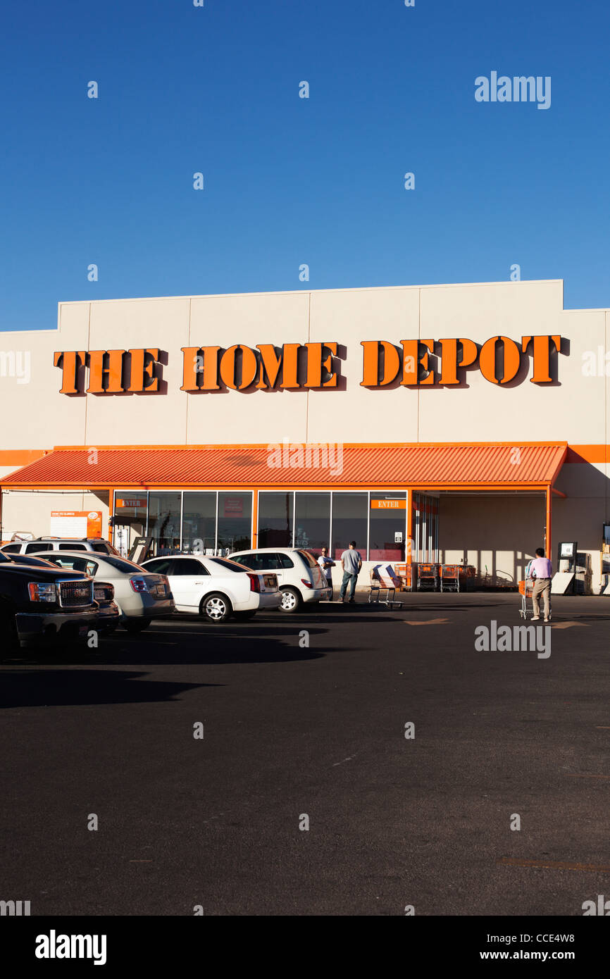 Le magasin Home Depot, Las Cruces, Nouveau Mexique. Banque D'Images