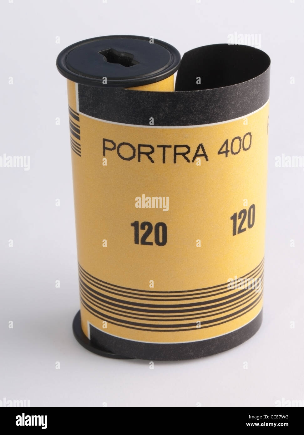 120 Kodak film couleur moyen format Banque D'Images