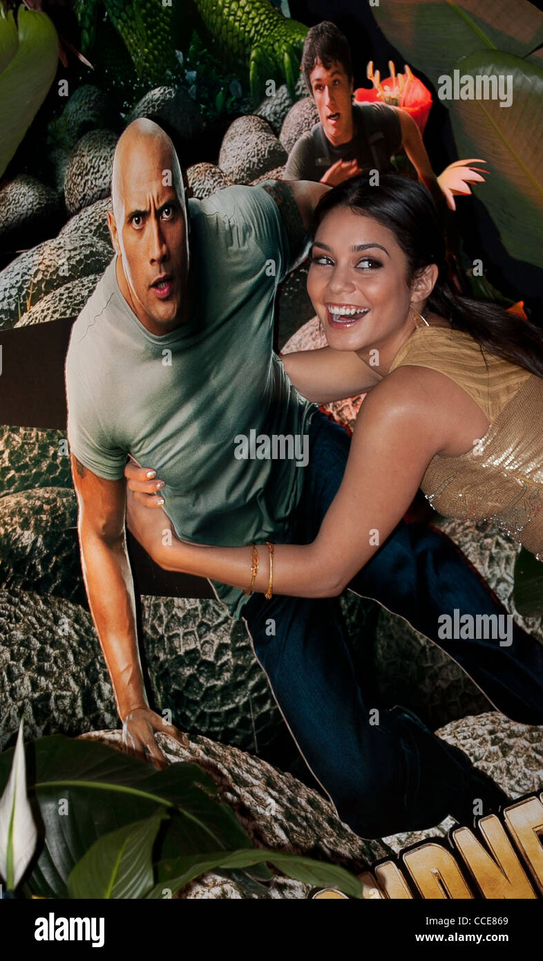 Vanessa Hudgens lors de la première mondiale de voyage2 à Melbourne, dimanche 15 janvier 2012. Banque D'Images