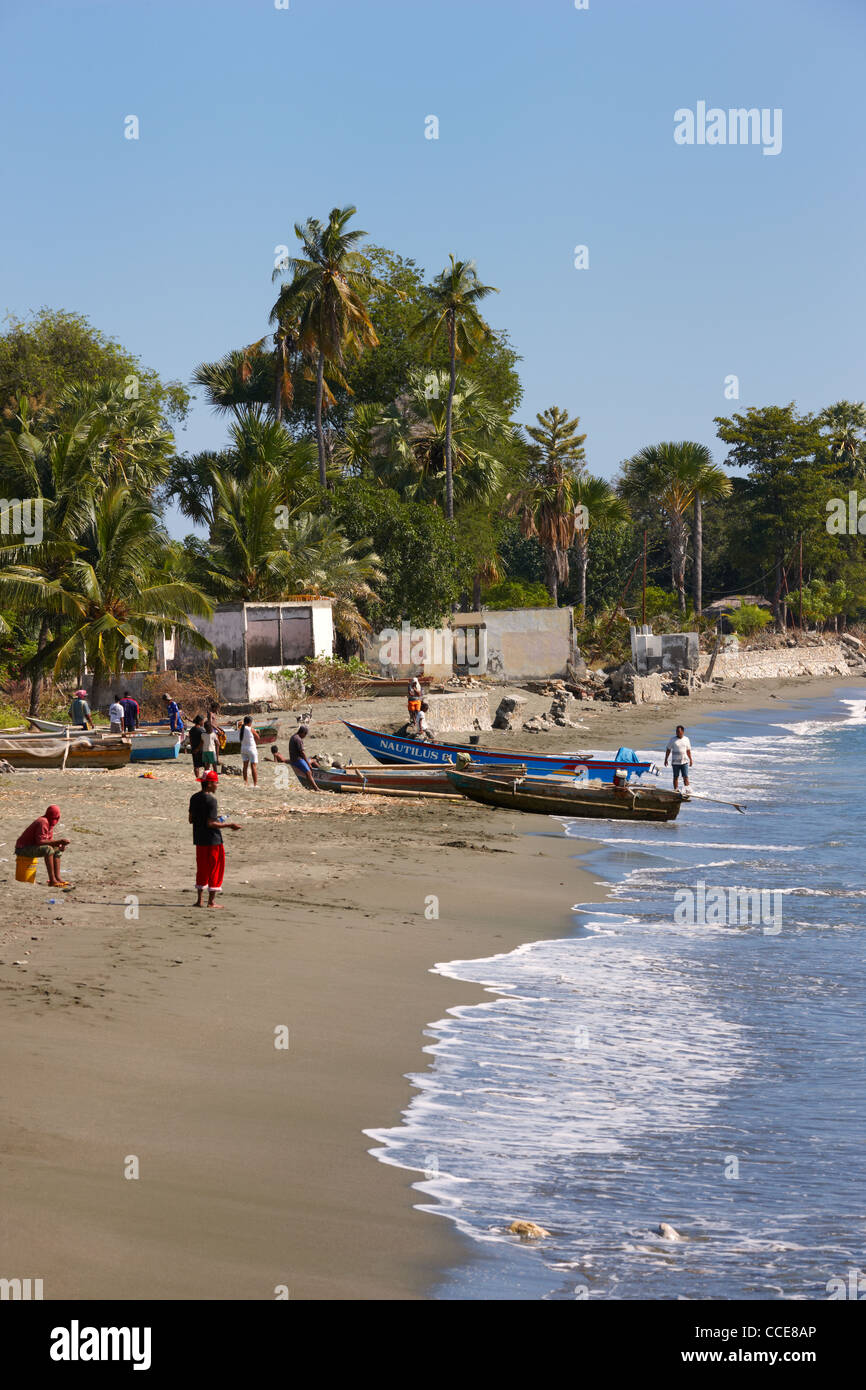 Manatuto Beach, le Timor-Leste (Timor oriental), l'Asie Banque D'Images