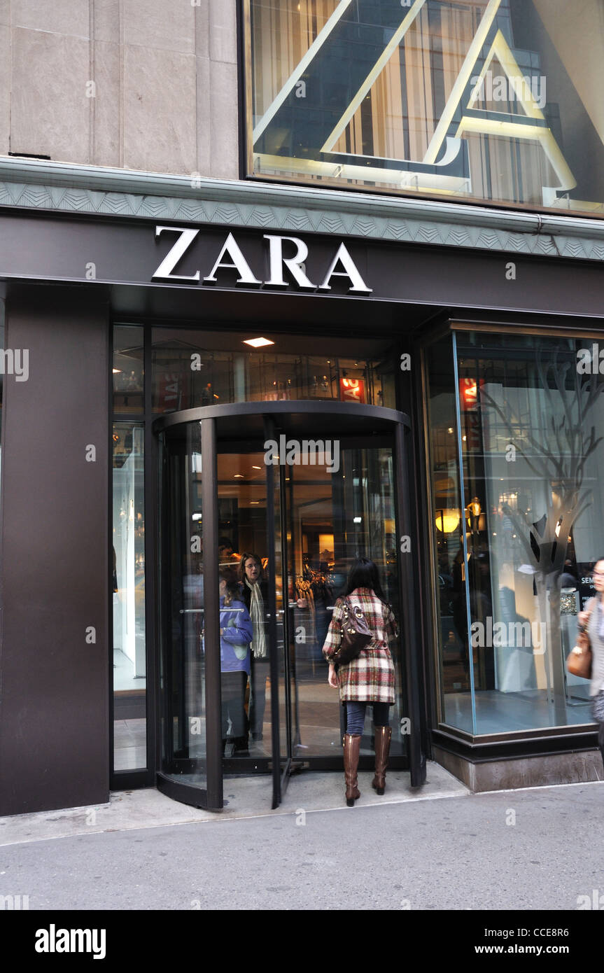 Boutique Zara, New York, USA Photo Stock - Alamy