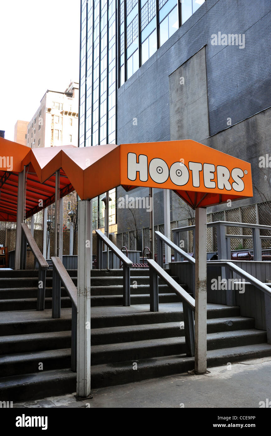 Restaurant Hooters, New York, USA Banque D'Images