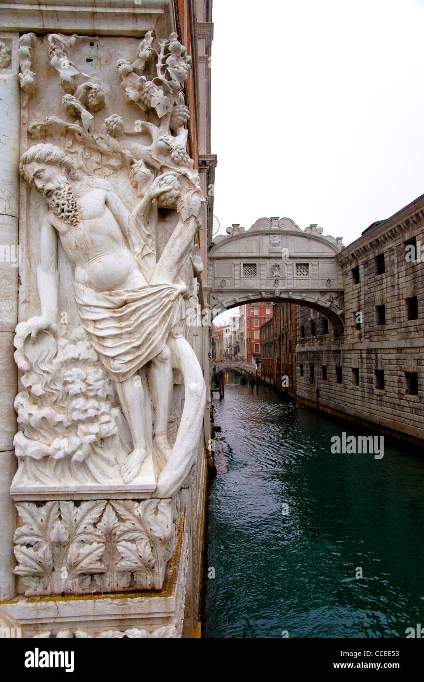 Pont des Soupirs, Venise, Italie Banque D'Images