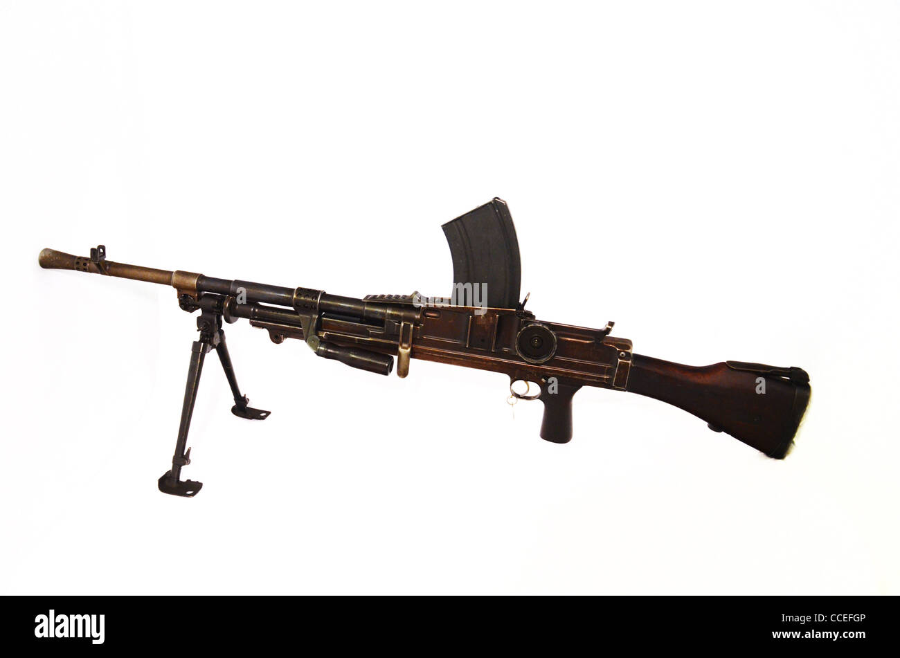 Un protope LMG tchécoslovaque de la mitrailleuse légère Bren 1936 Banque D'Images