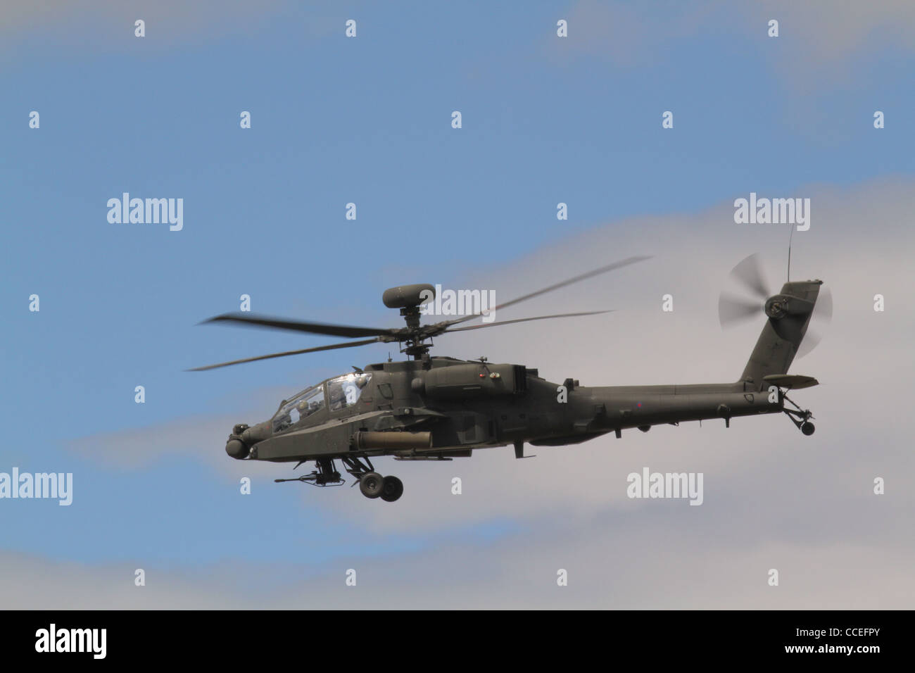 Boeing AH-64 Apache Hélicoptère de combat à RIAT 2011 Banque D'Images