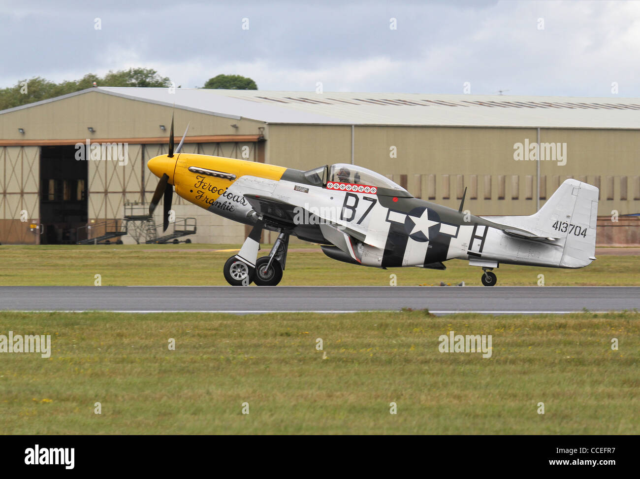 P-51D Mustang 'chasseur' Frankie féroce à RIAT 2011 Banque D'Images