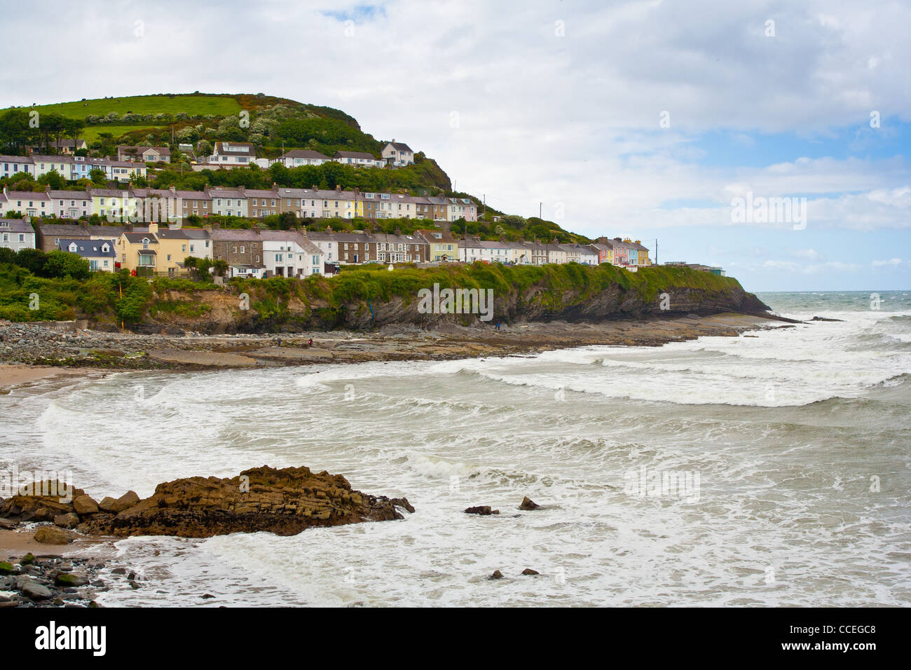 Port de Newquay en Cornouailles, Angleterre. Banque D'Images
