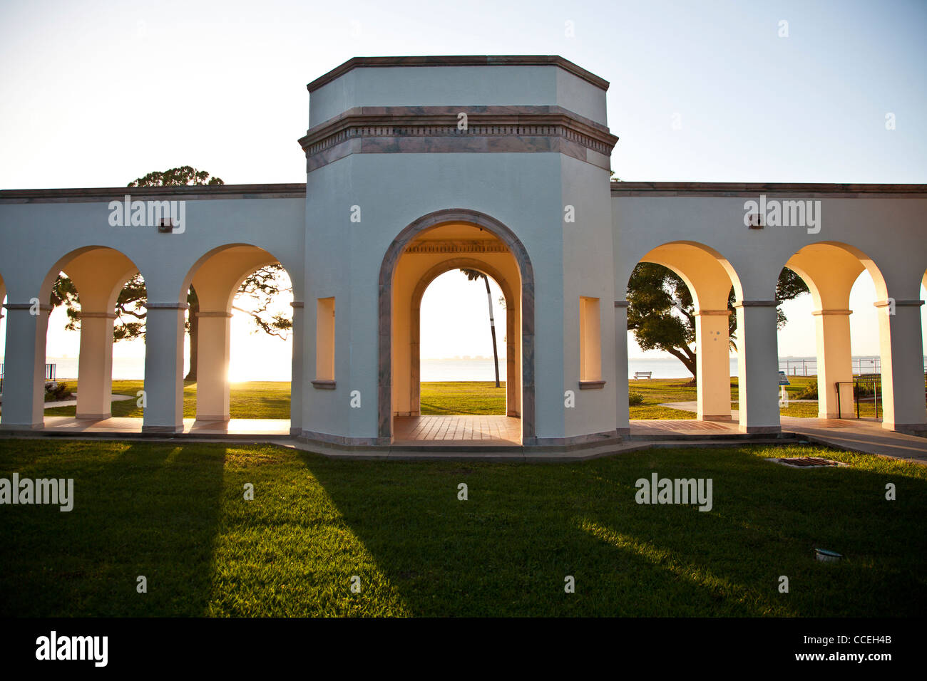 Le nouveau collège de la Floride à Sarasota, Floride, situé sur l'ancienne Edith et Charles Ringling estate Banque D'Images