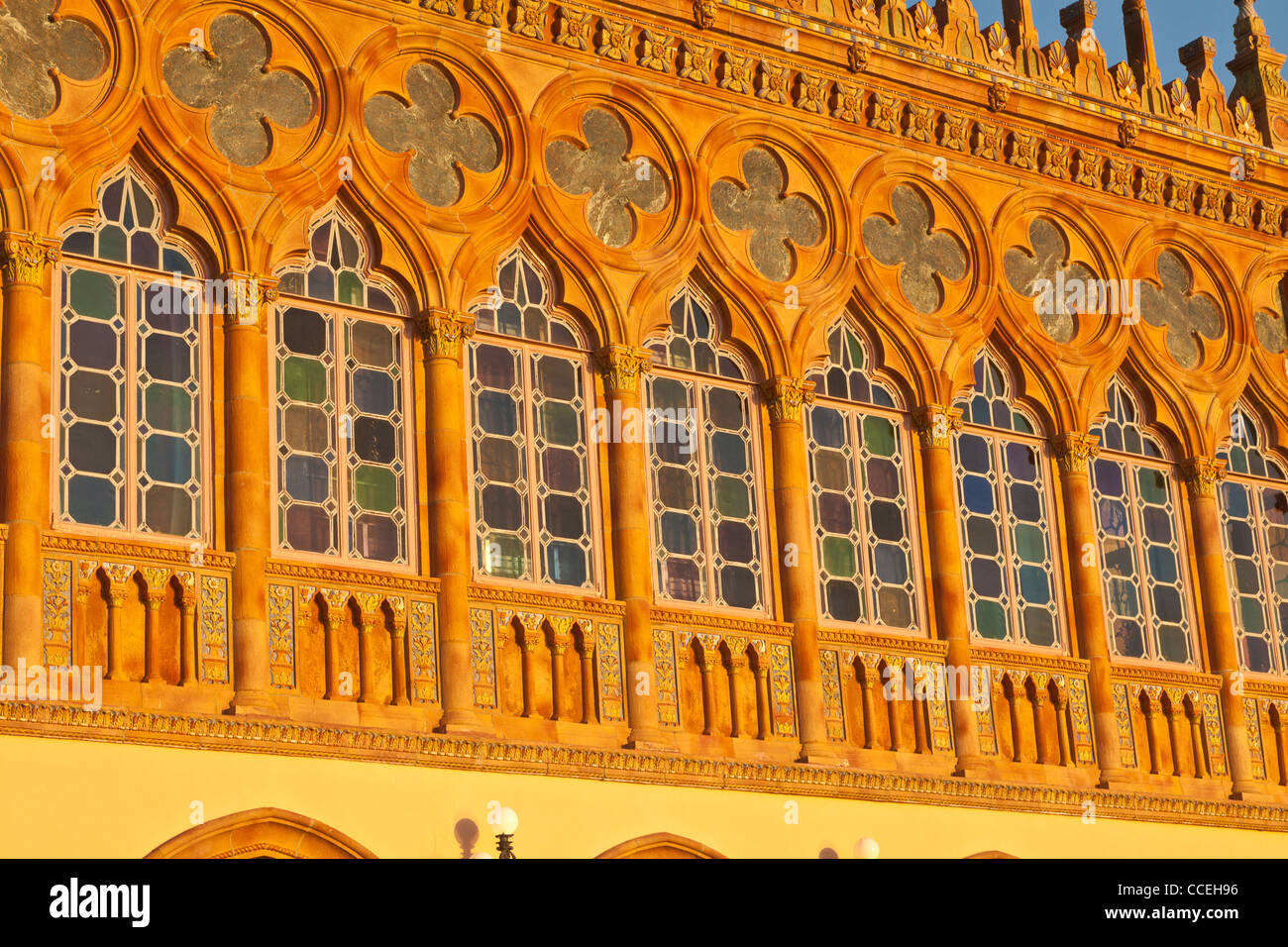 Ca' d'Zan, maison de Sarasota, Floride construit en 1924-1926 par John Ringling, fondateur de la Ringling Brothers Circus Banque D'Images