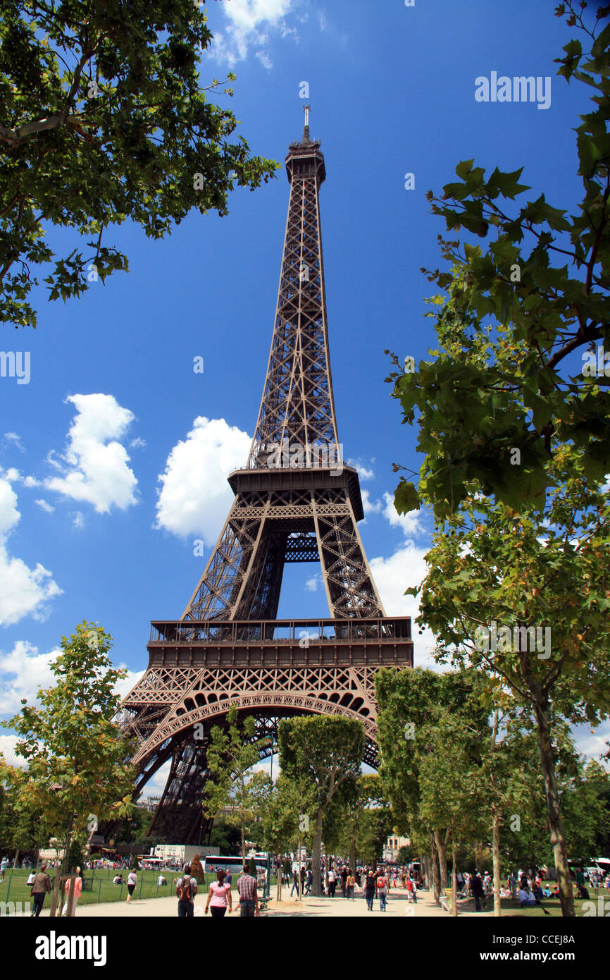 La Tour Eiffel Banque D'Images