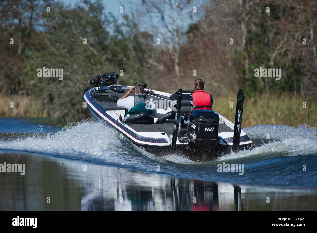 FLW Bass Tournament Chain of Lakes Leesburg, Floride, États-Unis Banque D'Images