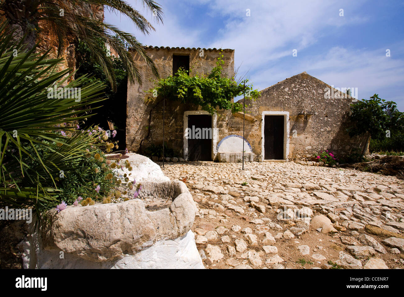 Scurati grottes, Grotte di Scurati, Trapani, Sicile, Italie, Europe Banque D'Images