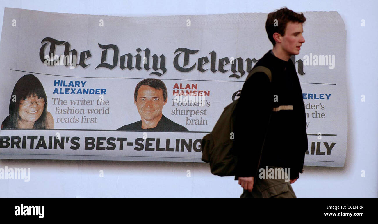 Daily telegraph newspaper Banque de photographies et d’images à haute ...
