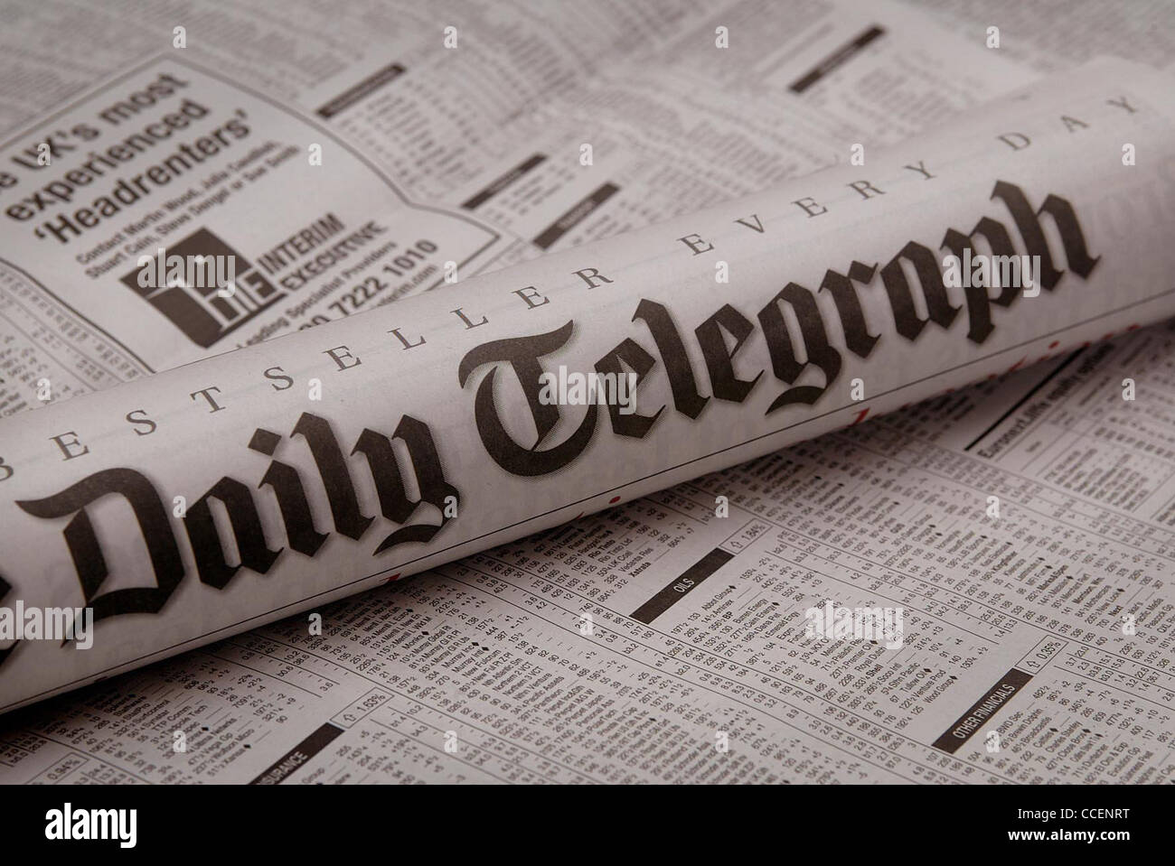 Daily telegraph newspaper Banque de photographies et d’images à haute ...
