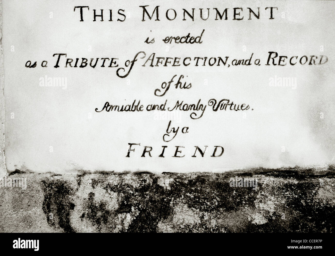 Époque coloniale britannique cimetière protestant à George Town dans l'île de Penang en Malaisie en Extrême-Orient Asie du sud-est. L'histoire d'amitié Epitaph Culture Voyage Banque D'Images