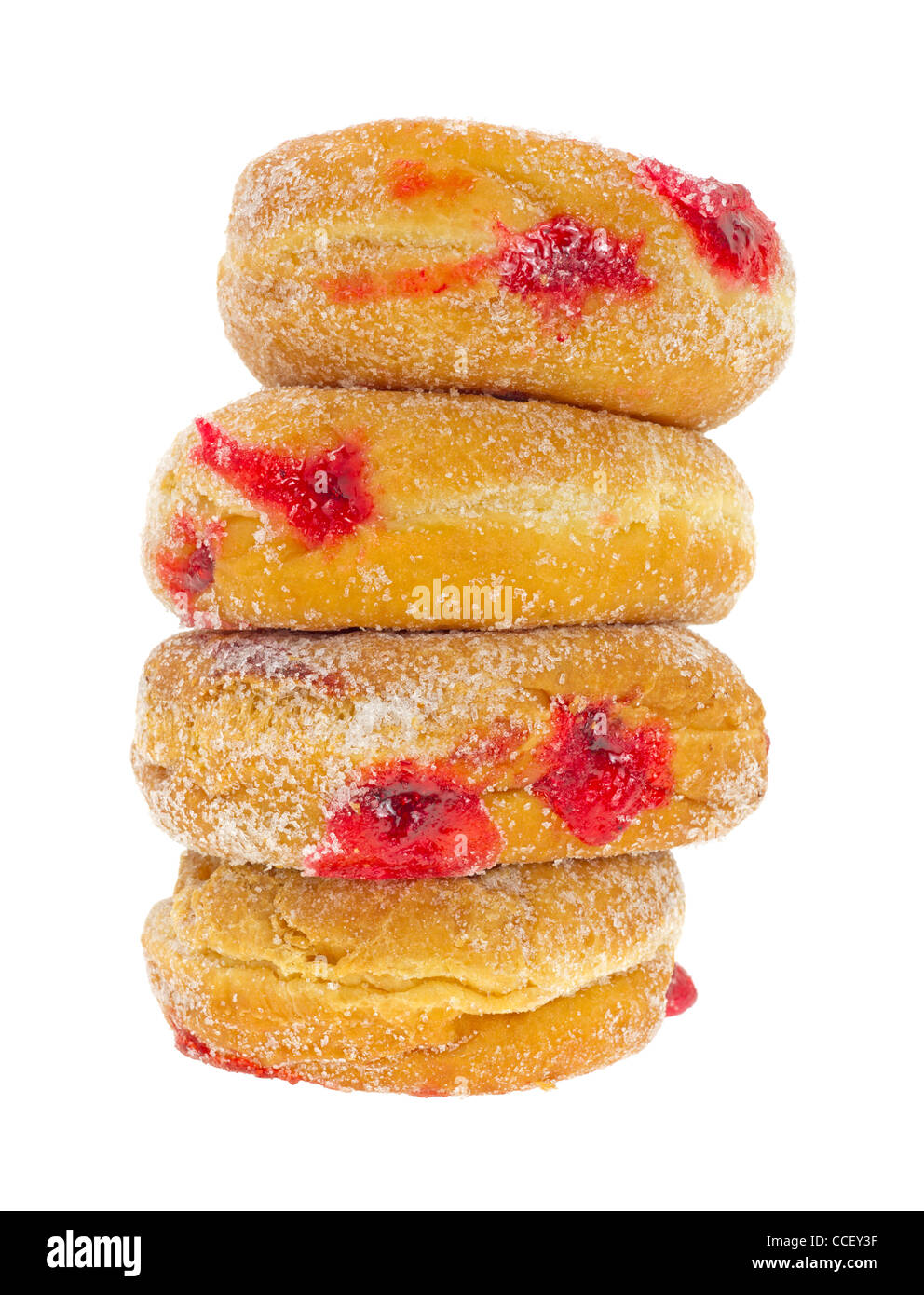 Jelly rempli donuts Banque D'Images