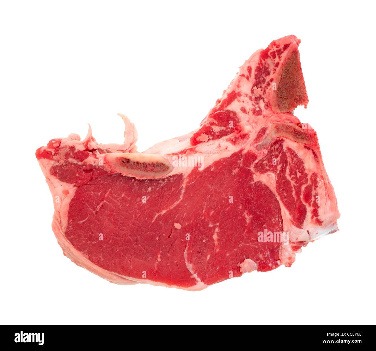 T-bone steak frais Banque D'Images