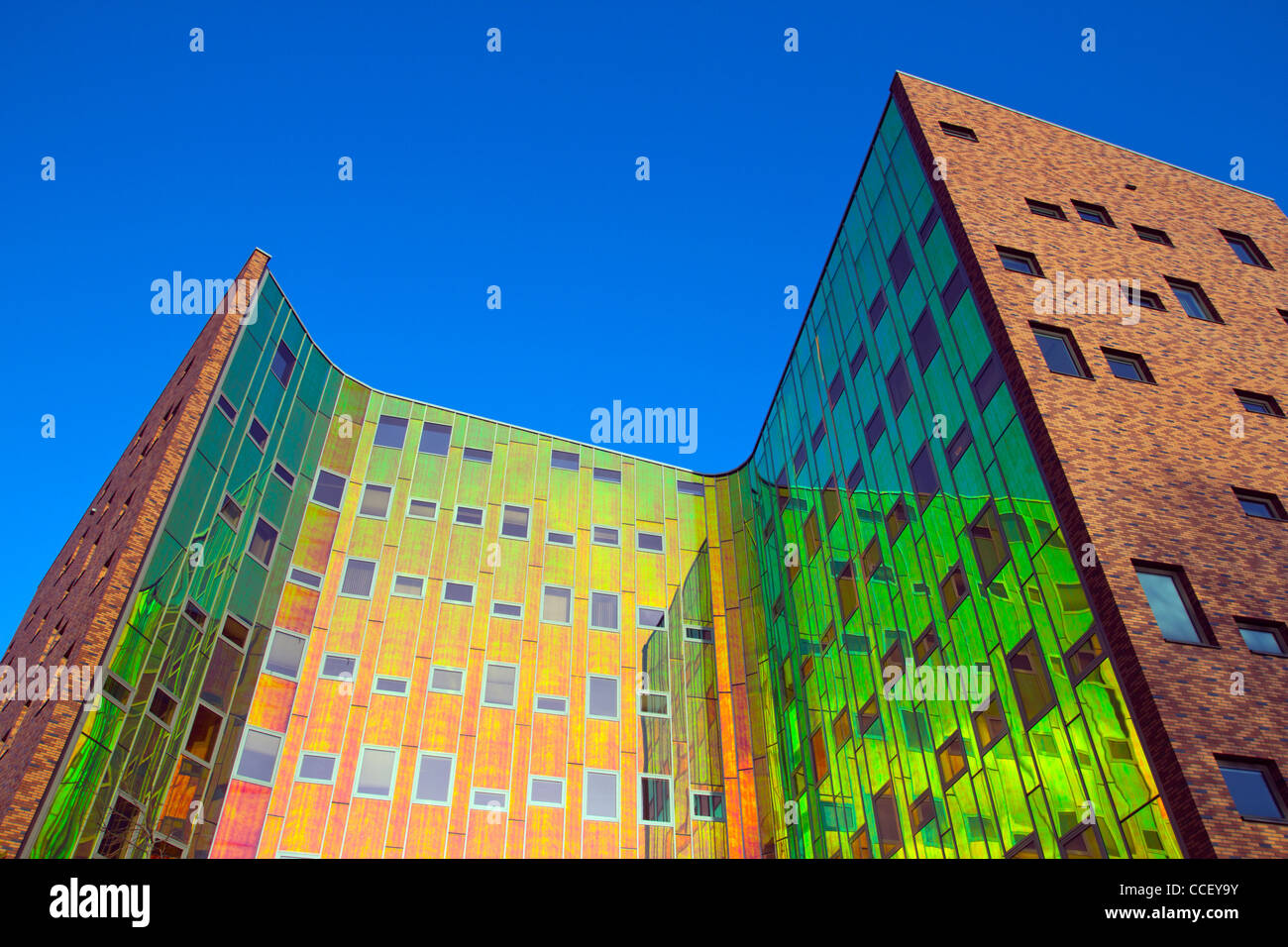 Immeuble de bureaux modernes à Deventer, Pays-Bas Banque D'Images