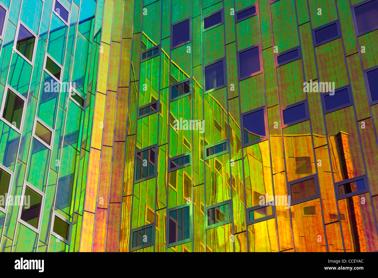 Immeuble de bureaux modernes à Deventer, Pays-Bas Banque D'Images