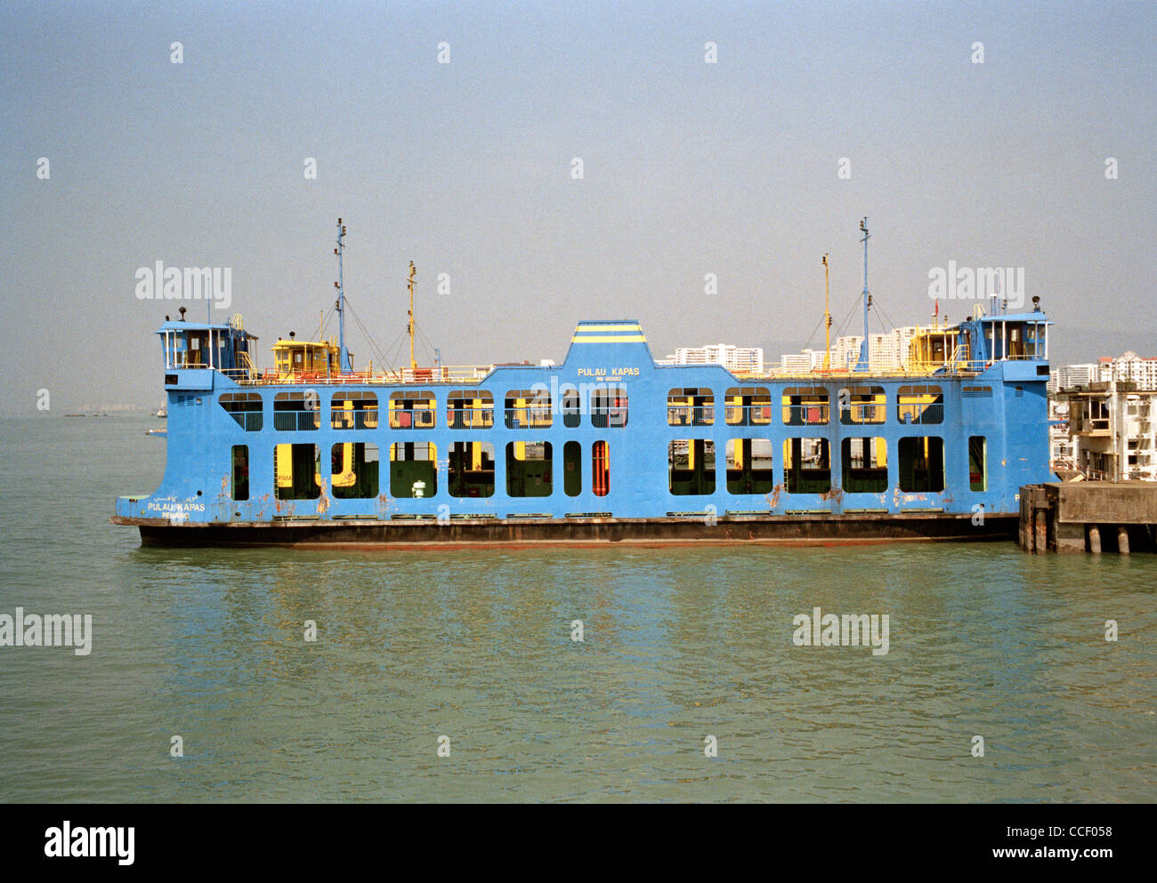 Le Butterworth à l'île de Penang en Malaisie le service en Extrême-Orient Asie du sud-est. Transport touristique Tourisme randonnée Transport Voyages Banque D'Images