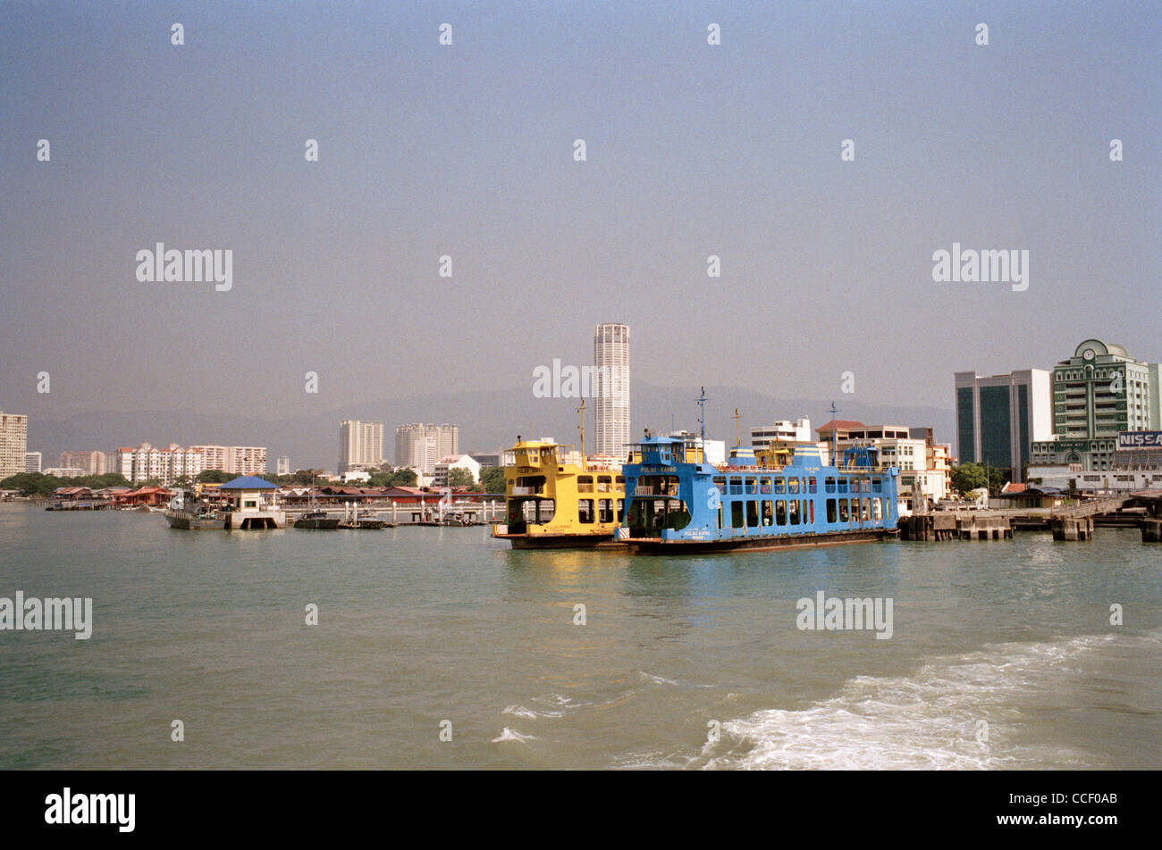 Le Butterworth à l'île de Penang en Malaisie le service en Extrême-Orient Asie du sud-est. Transport touristique Tourisme randonnée Transport Voyages Banque D'Images