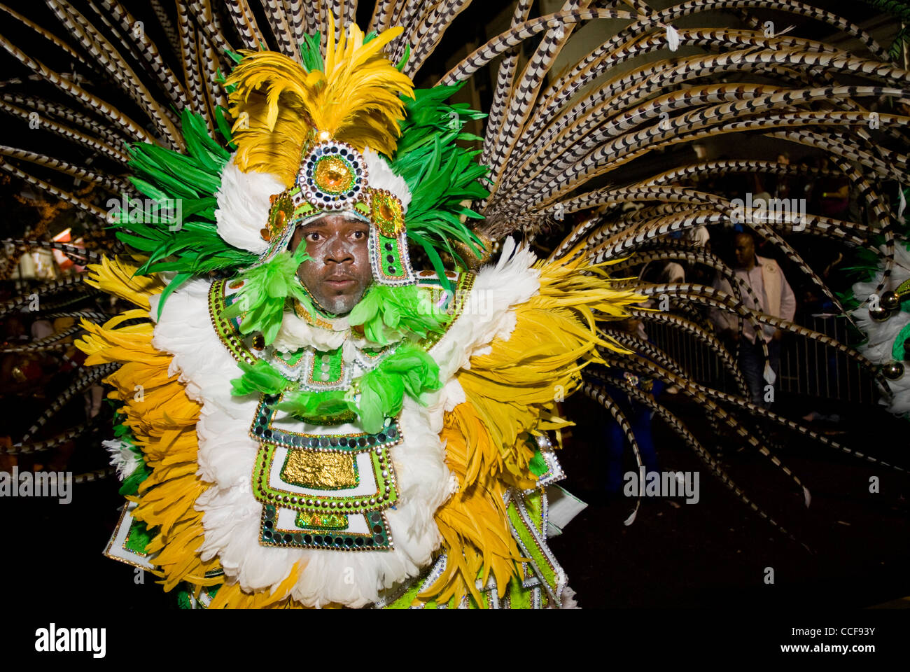 Junkanoo, le défilé du Nouvel An, un amour, Nassau, Bahamas Banque D'Images