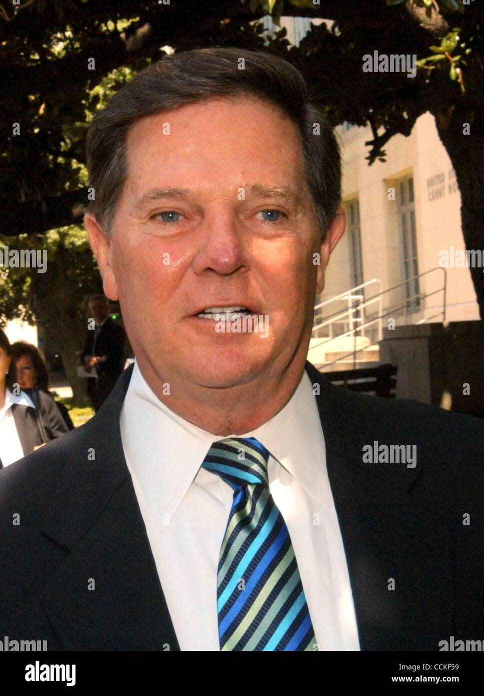 Nov 25, 2010 - Austin, Texas, États-Unis - TOM DELAY, l'un des plus puissants et les législateurs républicains de division jamais à sortir du Texas, a été reconnu coupable d'accusations de blanchiment d'argent dans un procès d'état, cinq ans après sa mise en accusation ici l'ont forcé à démissionner en tant que chef de la majorité à la Chambre des Representativ Banque D'Images