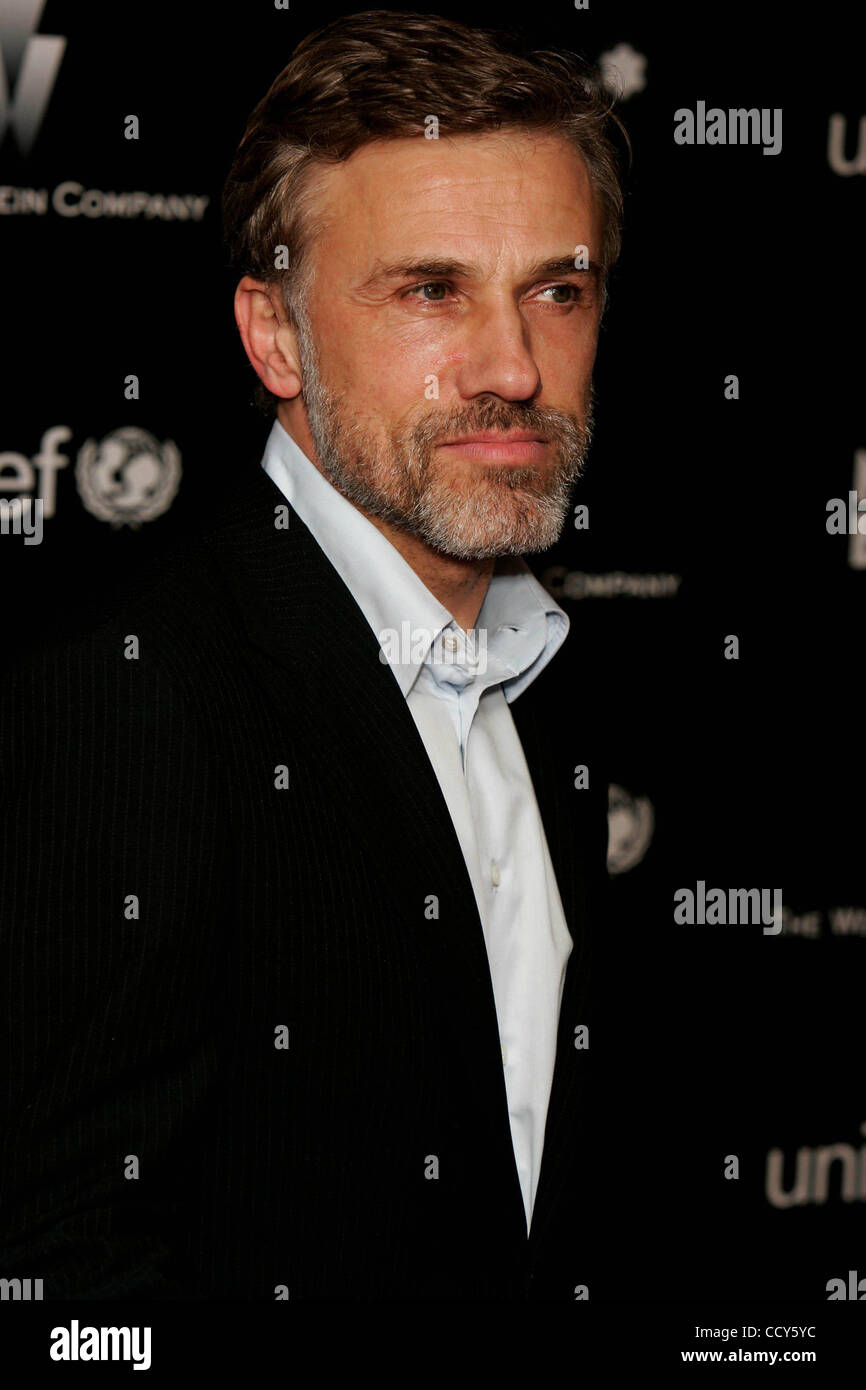 Mar. 06, 2010 - Hollywood, California, United States - Christoph Waltz.Montblanc Unicef / Cocktail de bienfaisance au profit de l'UNICEF.Soho House West Hollywood, 03-06-2010. 2010.K64855Crédit : Image RHARV(Â© Roger Harvey/Photos/ZUMApress.com) Globe Banque D'Images