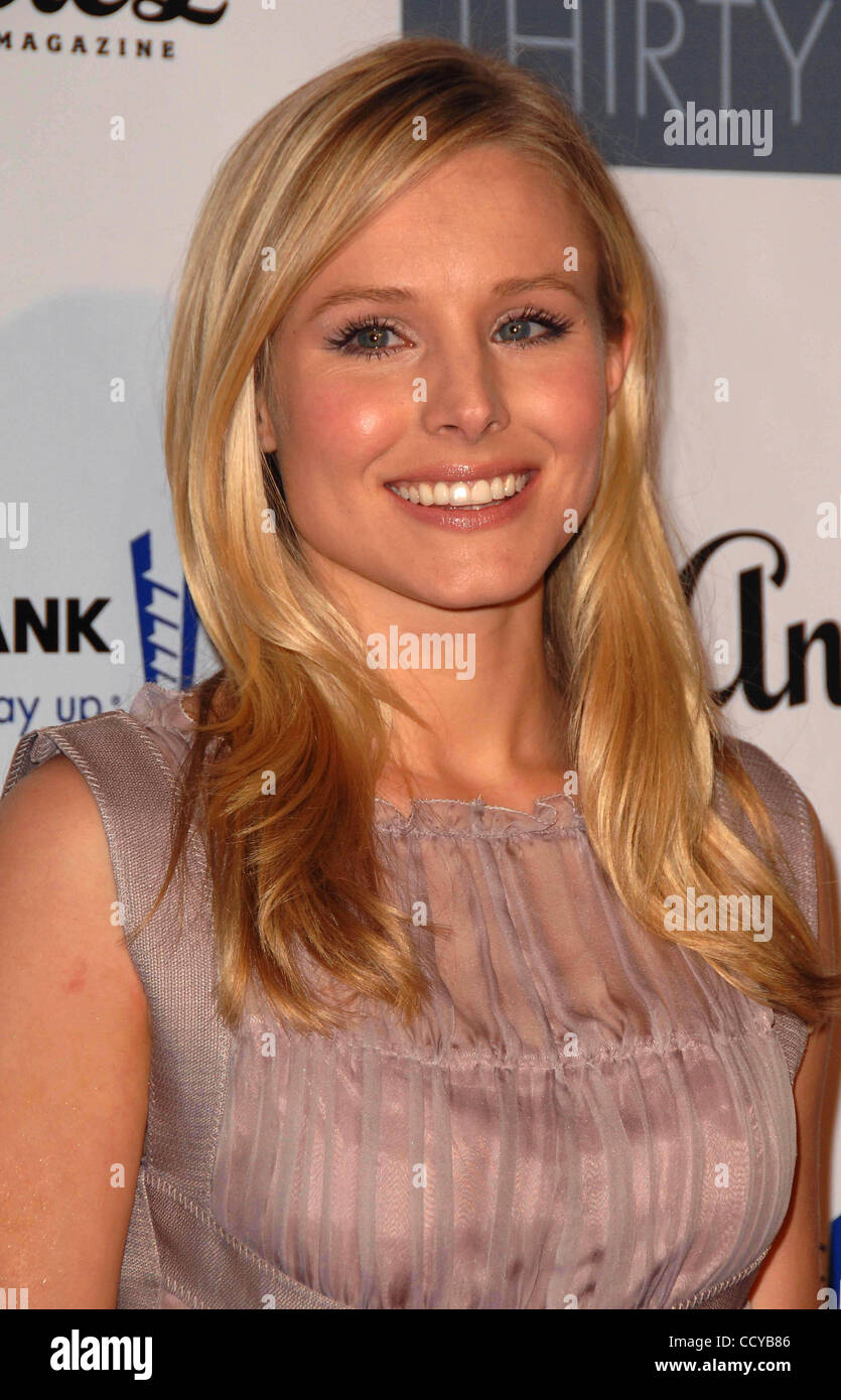 Mar. 22, 2010 - Hollywood, California, United States - K64896.JDI Backstage annuel au Geffen Gala au Geffen Playhouse de Los Angeles, CA 03-22-2010 2010.KRISTEN BELL(Image Crédit : © James Diddick/Globe Photos/ZUMApress.com) Banque D'Images