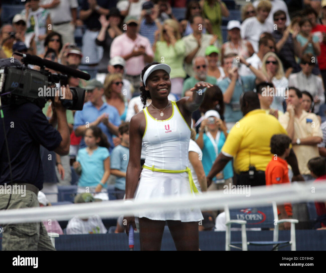 30 août 2008 - New York, New York, États-Unis - VENUS WILLIAMS JOUE PENDANT JOUR 6 DE L'US OPEN À Arthur Ashe Stadium À NEW YORK LE 30 AOÛT 2008... / K59229(TGA Image Crédit : Â© Terry/Gatanis ZUMAPRESS.com)/Photos Globe Banque D'Images