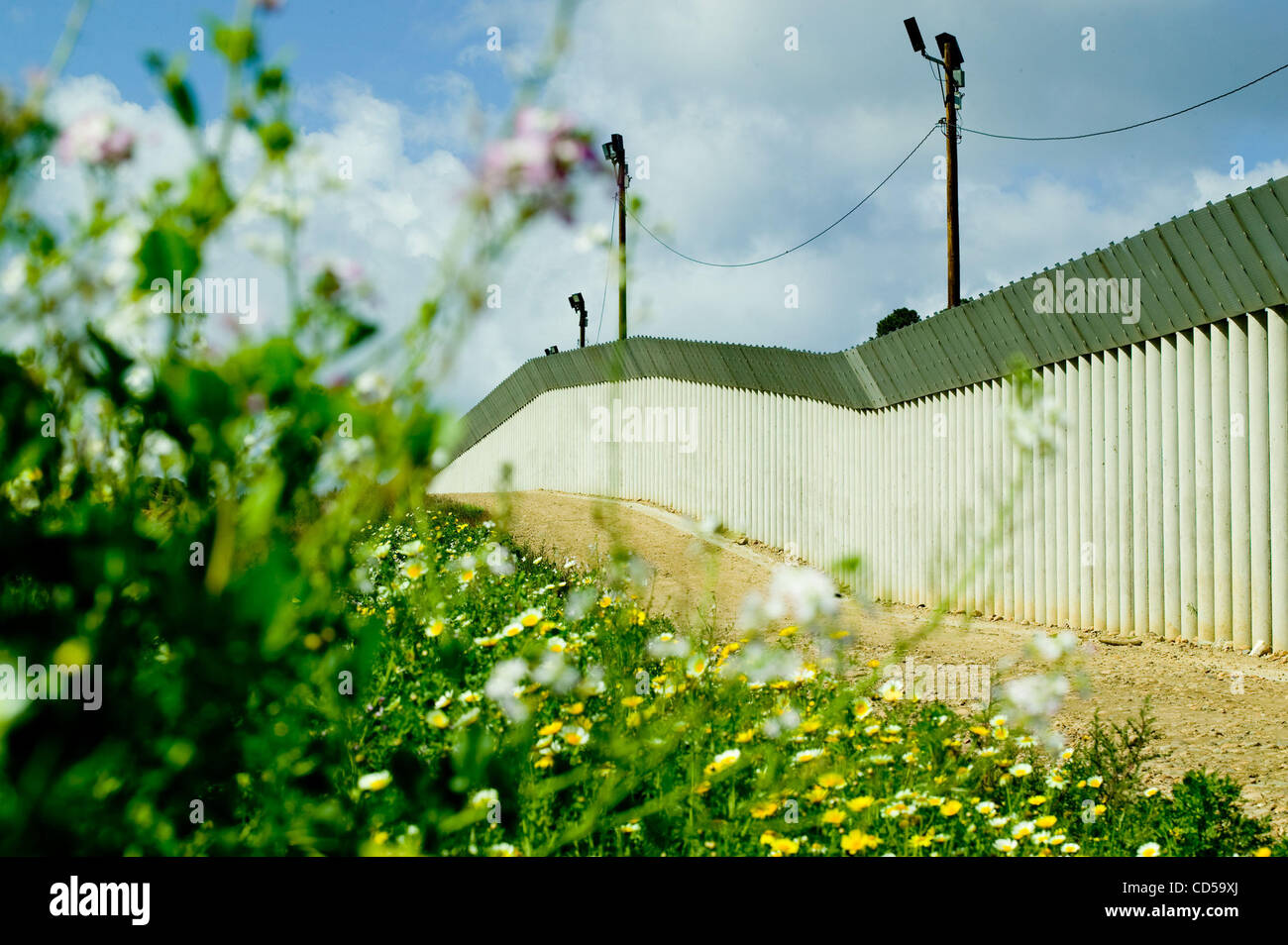 US border mur entre Otay Mesa en Californie et Tijuana Mexique Banque D'Images