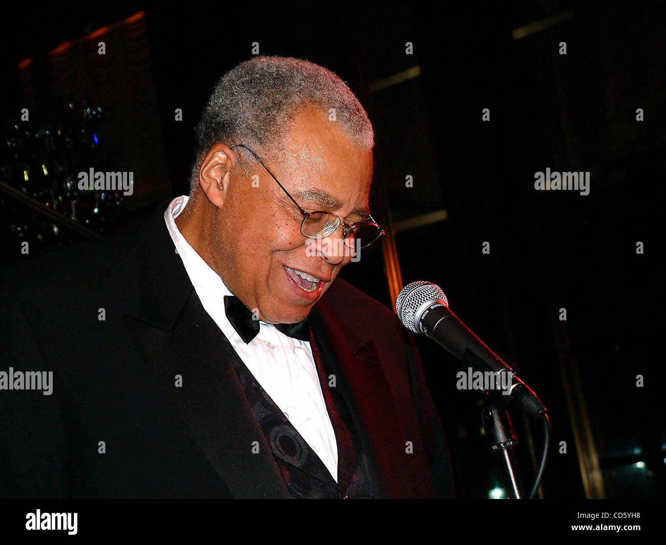 3 juin 2003 - New York, New York, États-Unis - K30980ML0603 SD.2003, PRATT LEGENDS.RAINBOW ROOM, NEW YORK New York.. / 2003.James Earl Jones(Image Crédit : Â© Mitchell Levy/Photos/ZUMAPRESS.com) Globe Banque D'Images
