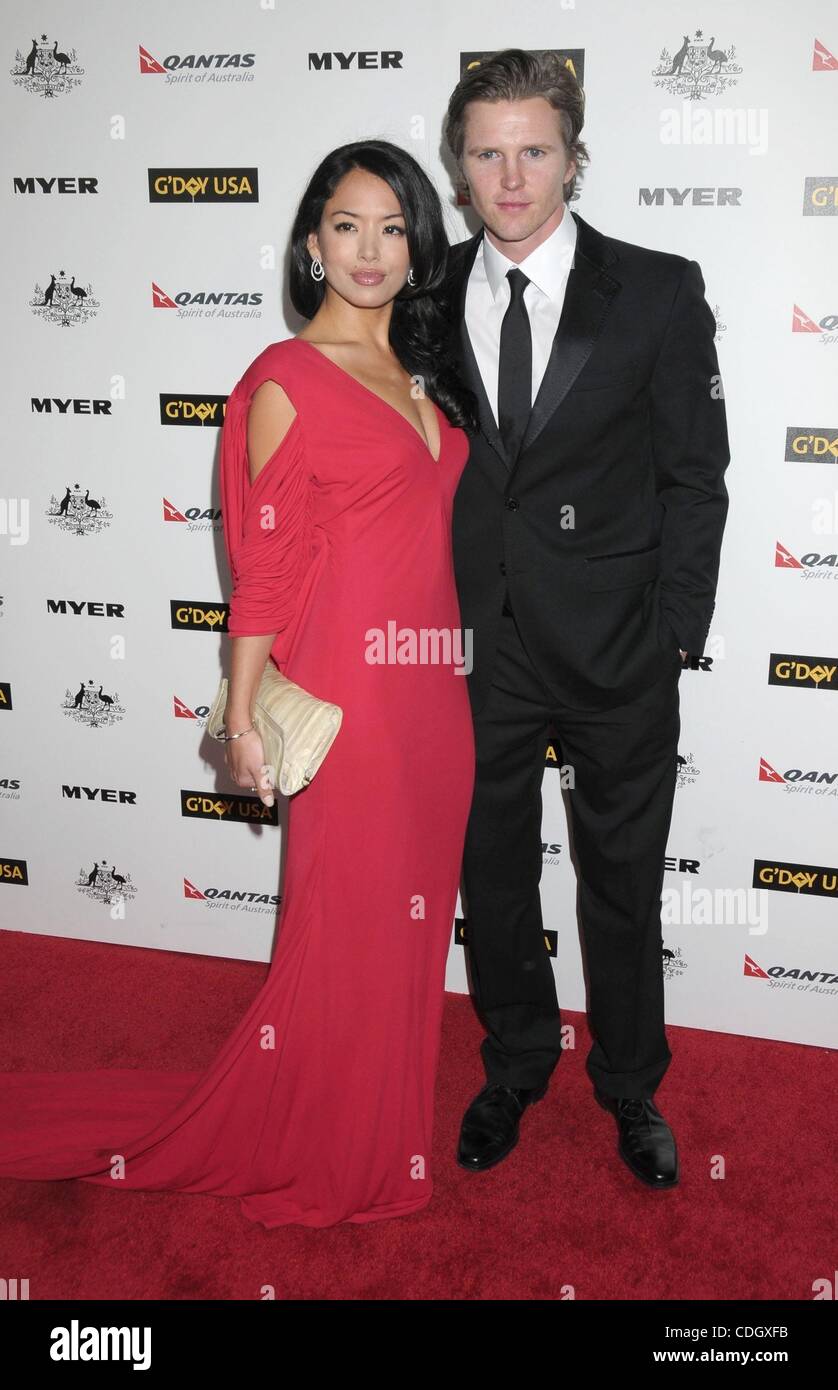 22 janvier 2011 - Los Angeles, Californie, USA - Jan 22, 2011 - Los Angeles, Californie, USA - Actrice STEPHANIE JACOBSEN, invités au G'DAY USA Australie Semaine gala tenu au Hollywood Palladium. (Crédit Image : © Paul Fenton/ZUMAPRESS.com) Banque D'Images