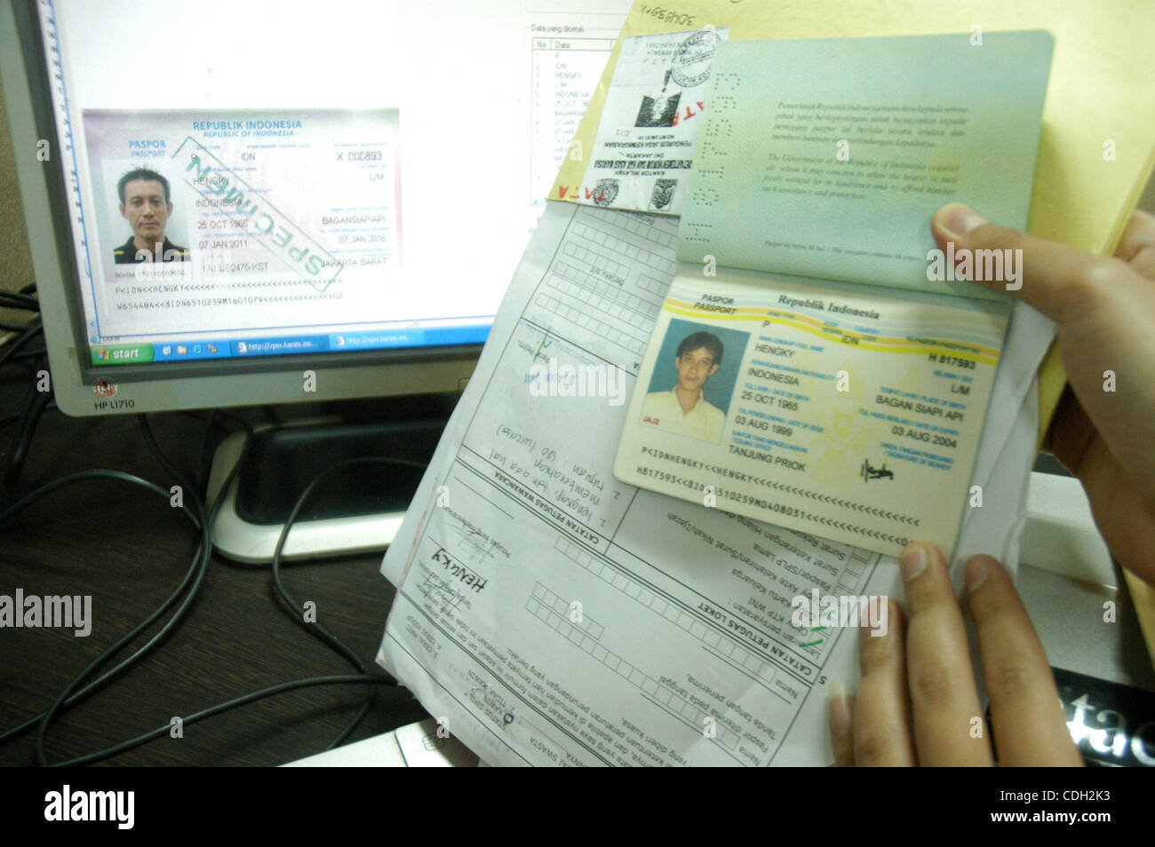 E Passport Immigration Office In Jakarta Banque D Image Et Photos Alamy