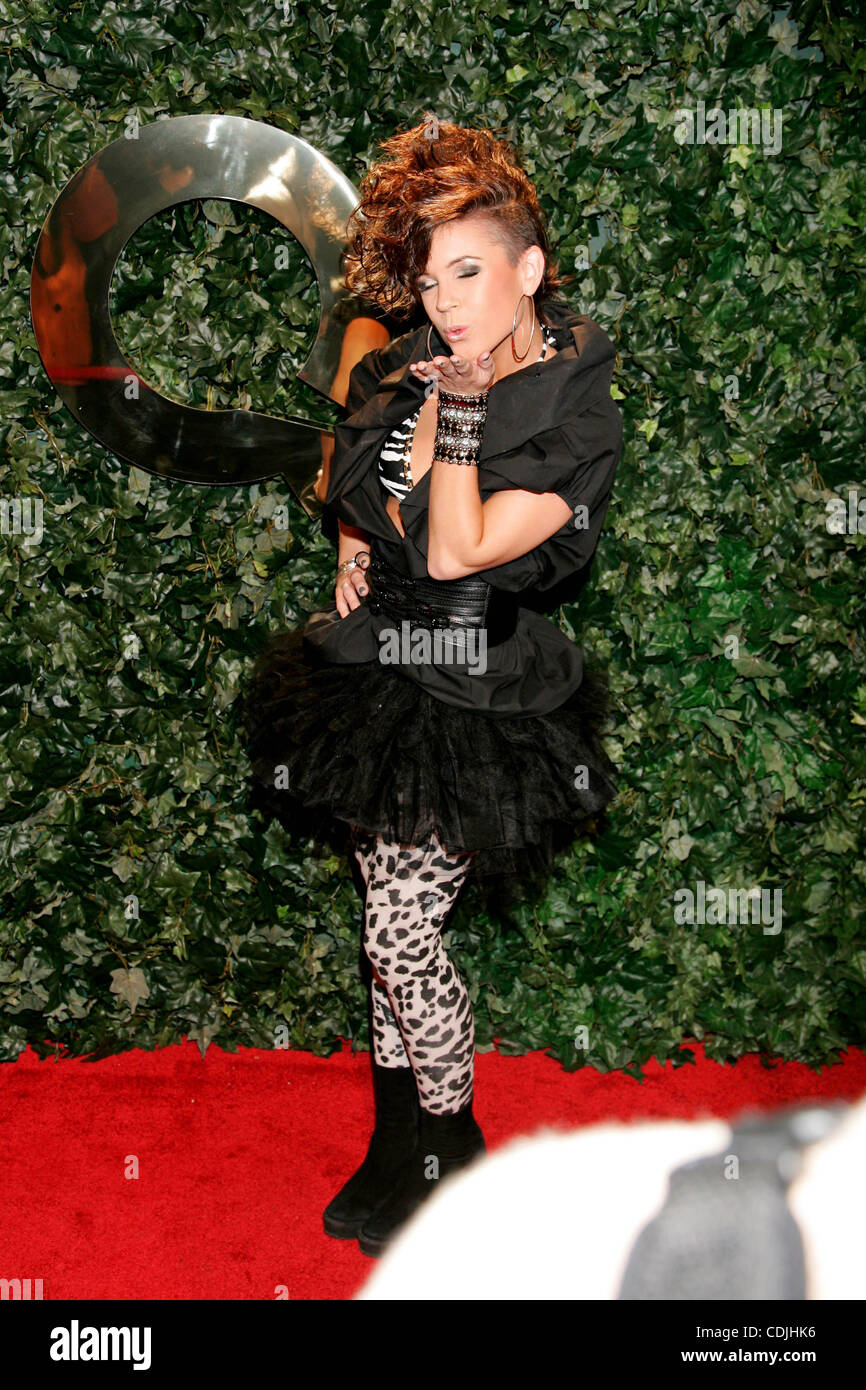 Le 26 février 2011 - Hollywood, Californie, États-Unis - MANOU.QVC Style Tapis Rouge Partie.à l'hôtel des 4 saisons.Los Angeles, CA.25 février 2011. 2011.K67689Crédit : Image RHARV(Â© Roger Harvey/Photos/ZUMAPRESS.com) Globe Banque D'Images