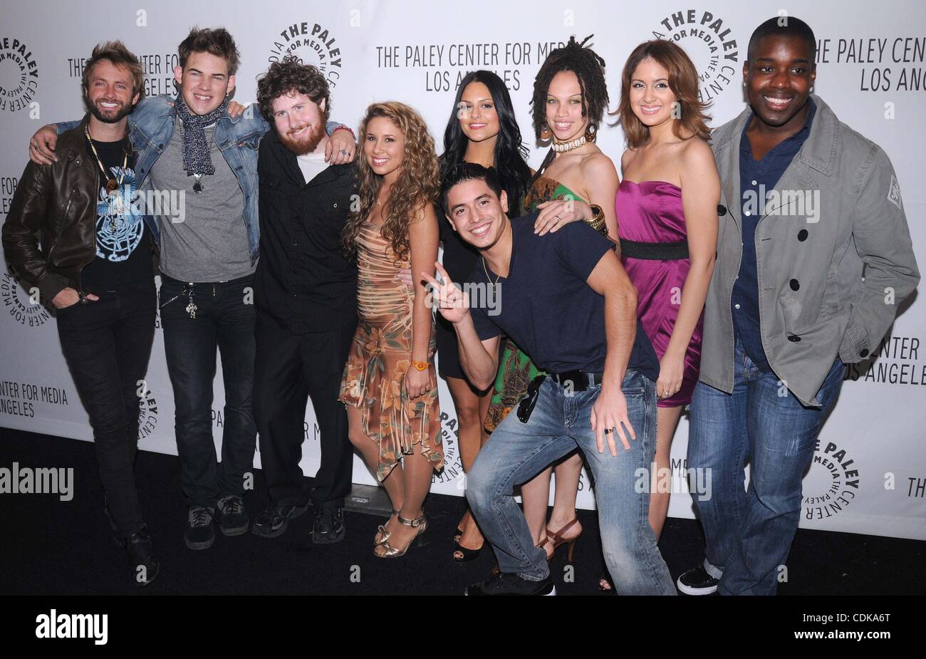 Casey abrams haley reinhart paul mcdonald Banque de photographies et d