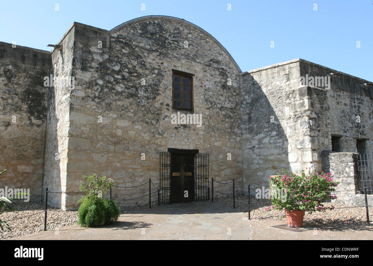 Sept 2005 - San Antonio, Texas, États-Unis - Photos de l'Alamo fort in San Antonio. La bataille de l'Alamo qui a eu lieu du 23 février au 6 mars 1836 a été un événement charnière dans la révolution du Texas. (Crédit Image : ©/ZUMAPRESS.com) Blevins génique Banque D'Images