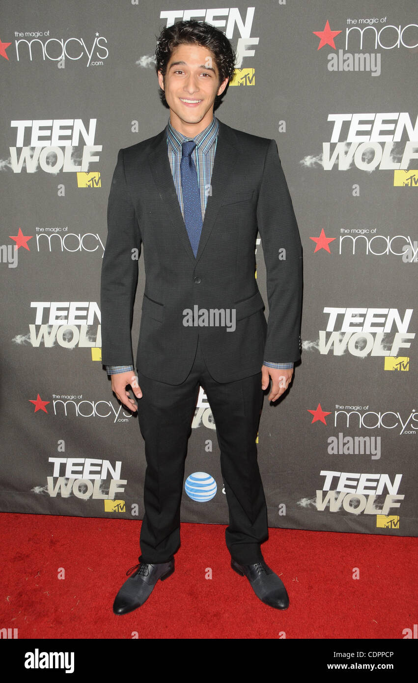 25 mai 2011 - Los Angeles, Californie, États-Unis - Tyler Posey participant à la MTV Teen Wolf Premiere partie tenue à l'hôtel Roosevelt à Hollywood, Californie Le 25/5/11. Crédit Image : 2011(Â© D. Long/Globe Photos/ZUMAPRESS.com) Banque D'Images