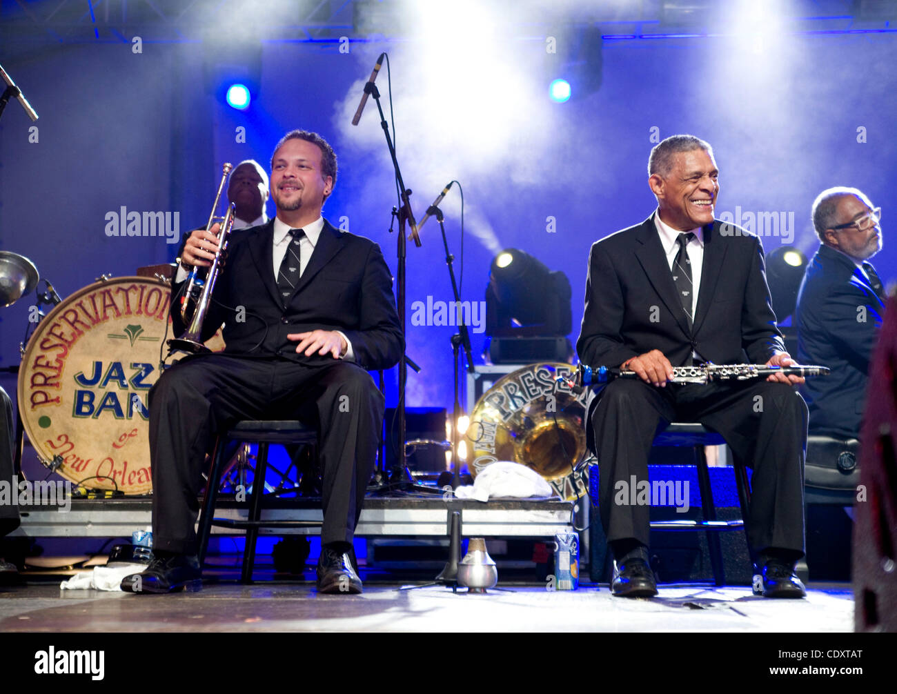 Le 17 septembre 2011. Austin, Texas. Preservation Hall Jazz Band joue à Austin City Limits, à Austin, TX. (Crédit image : @Sandra Dahdah/ZUMApress.com) Banque D'Images