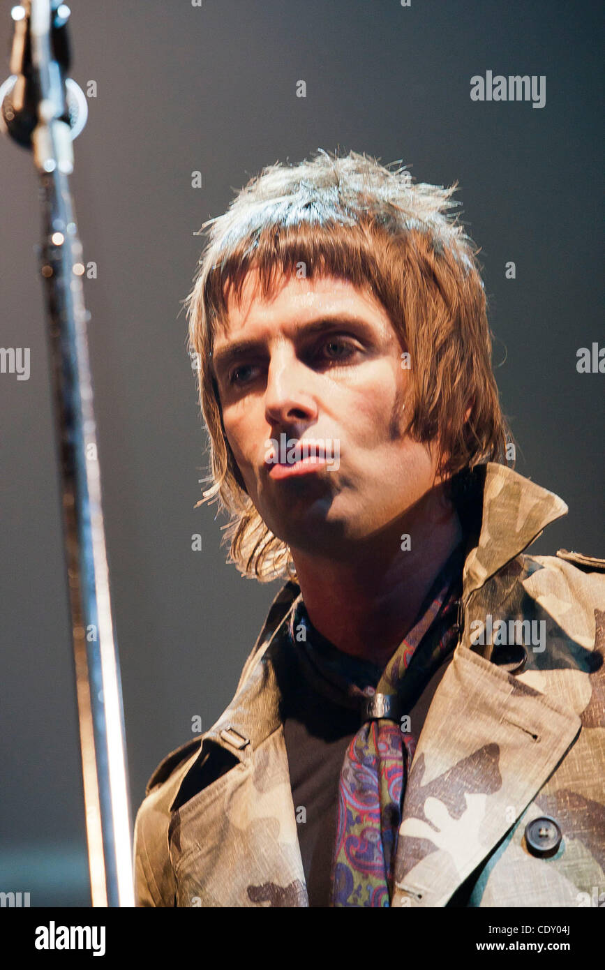 Beady Eye live in Rome, Liam Gallagher, Gem Archer, Andy Bell, Chris Sharrock Banque D'Images