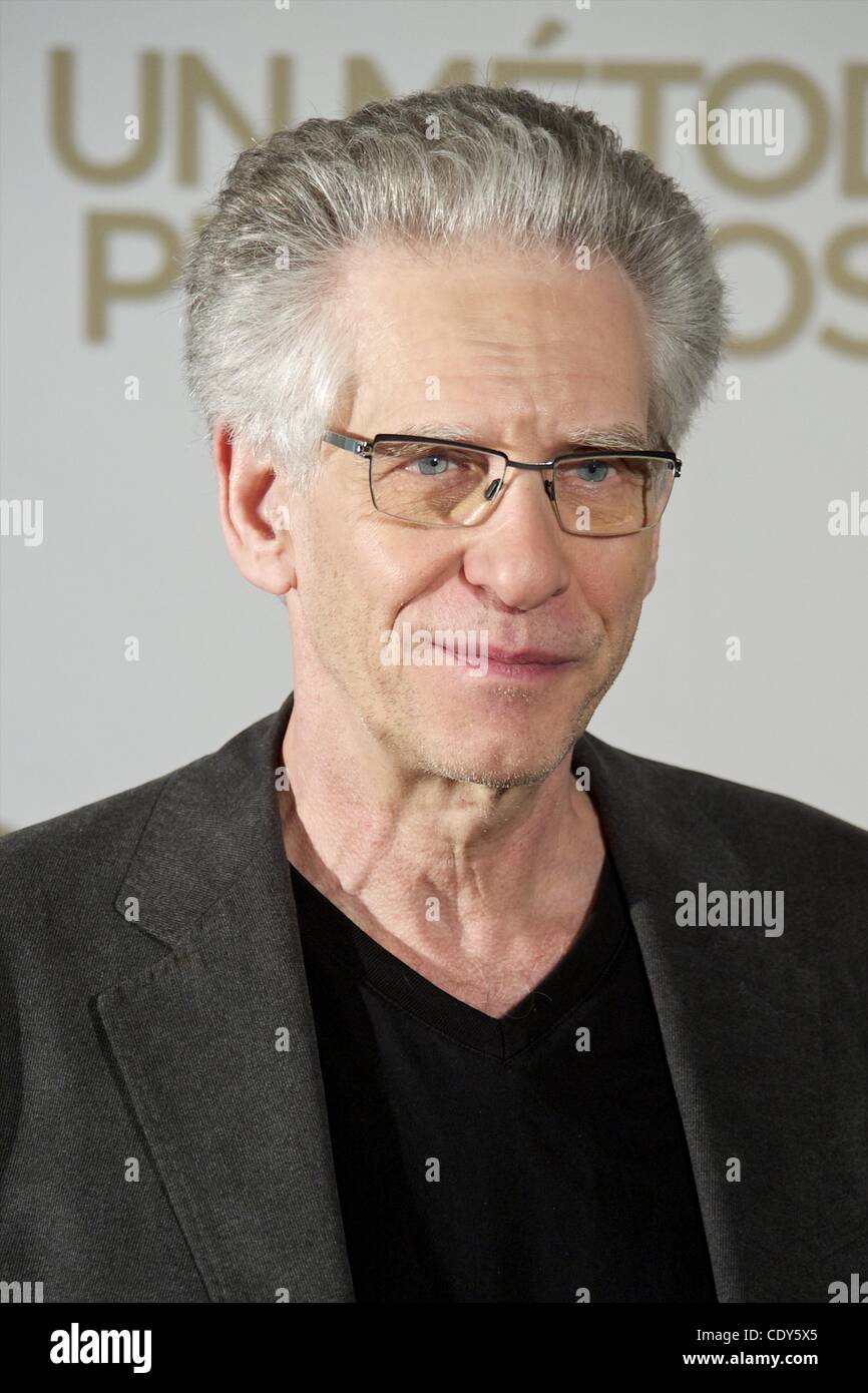 2 novembre 2011 - Madrid, Espagne - le réalisateur David Cronenberg assiste à 'Un metodo peligroso" (une méthode dangereuse) photocall à l'Hôtel Santo Mauro (crédit Image : © Jack Abuin/ZUMAPRESS.com) Banque D'Images