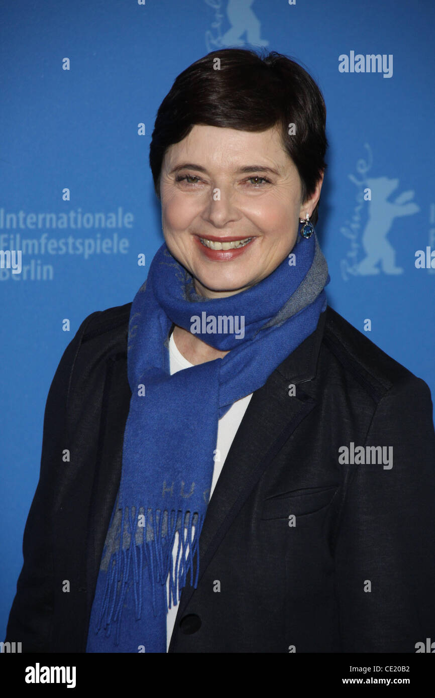 Isabella Rosselini au 61e Festival International du Film de Berlin (Berlinale) - 'Fin' Bloomers - Photocall du Grand Hyatt Hotel. Berlin, Allemagne - 17.02.11 Banque D'Images