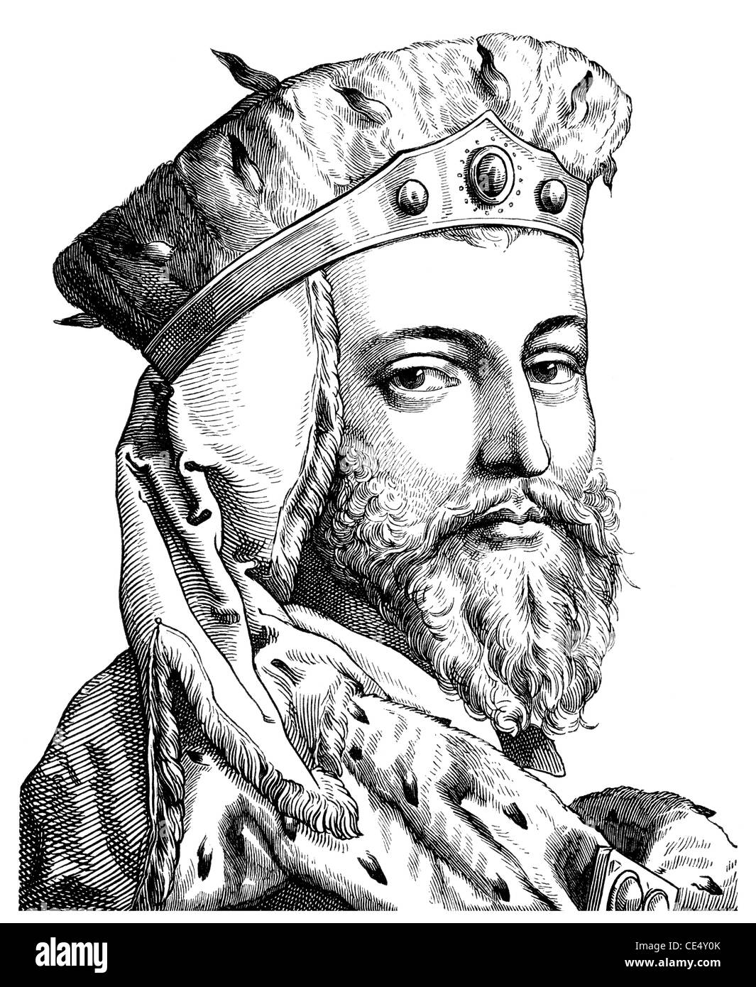 Moritz von Sachsen, Maurice de Saxe, 1521-1553, Wettin électeur du Saint Empire Romain, Banque D'Images