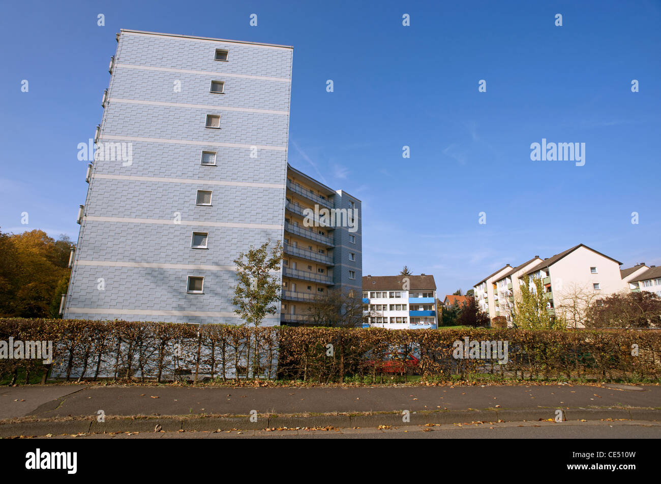 Offres et demandes de logement social, Leichlingen, Rhénanie du Nord-Westphalie, Allemagne. Banque D'Images